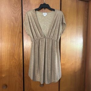 Jordan Taylor vintage metallic gold dress size XL
